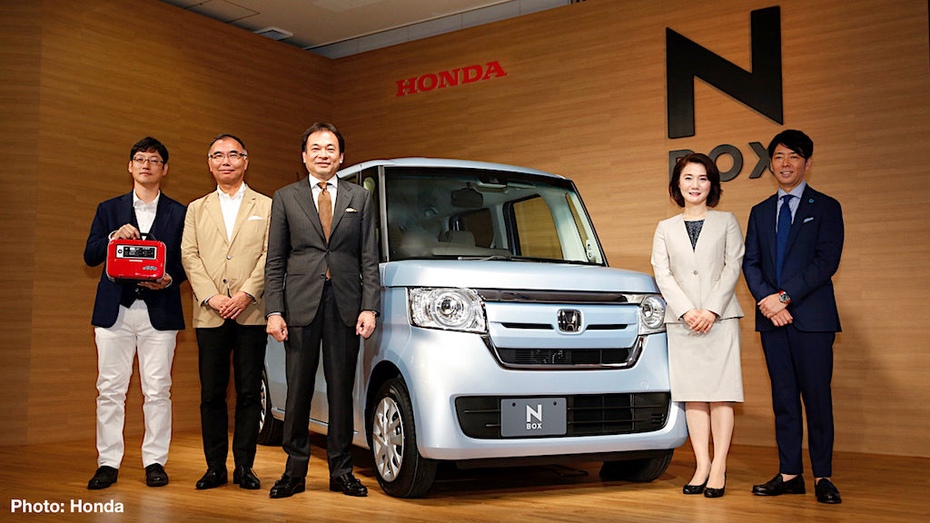 New Honda N Box Launched In Japan Lib Aid E500 Portable Power Source Also Debuts Carnichiwa